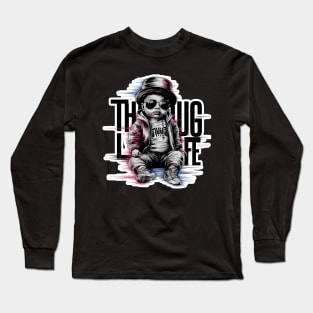 Urban Style Baby Thug Life Design Long Sleeve T-Shirt